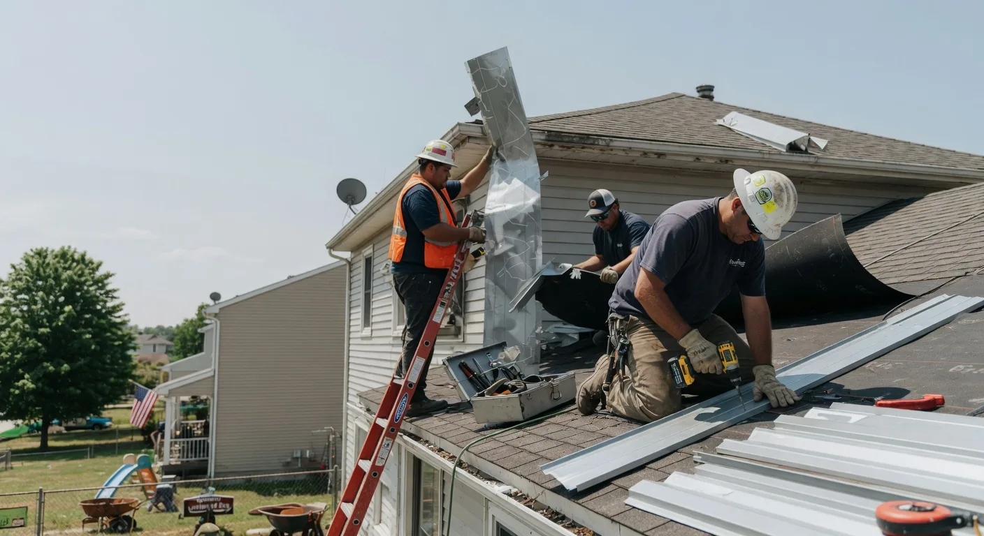 Storm Damage Metal Roof Repair in Black Creek, NY